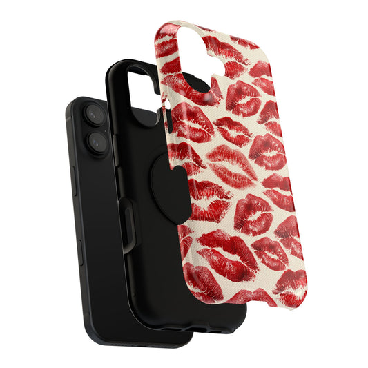 Kiss Me – Lipstick Kisses Phone Case