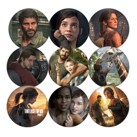 the last of us pt 1 pinback buttons