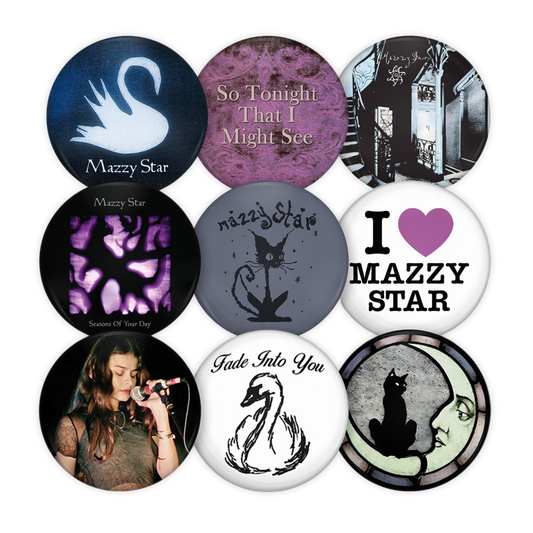 mazzy star pinback buttons