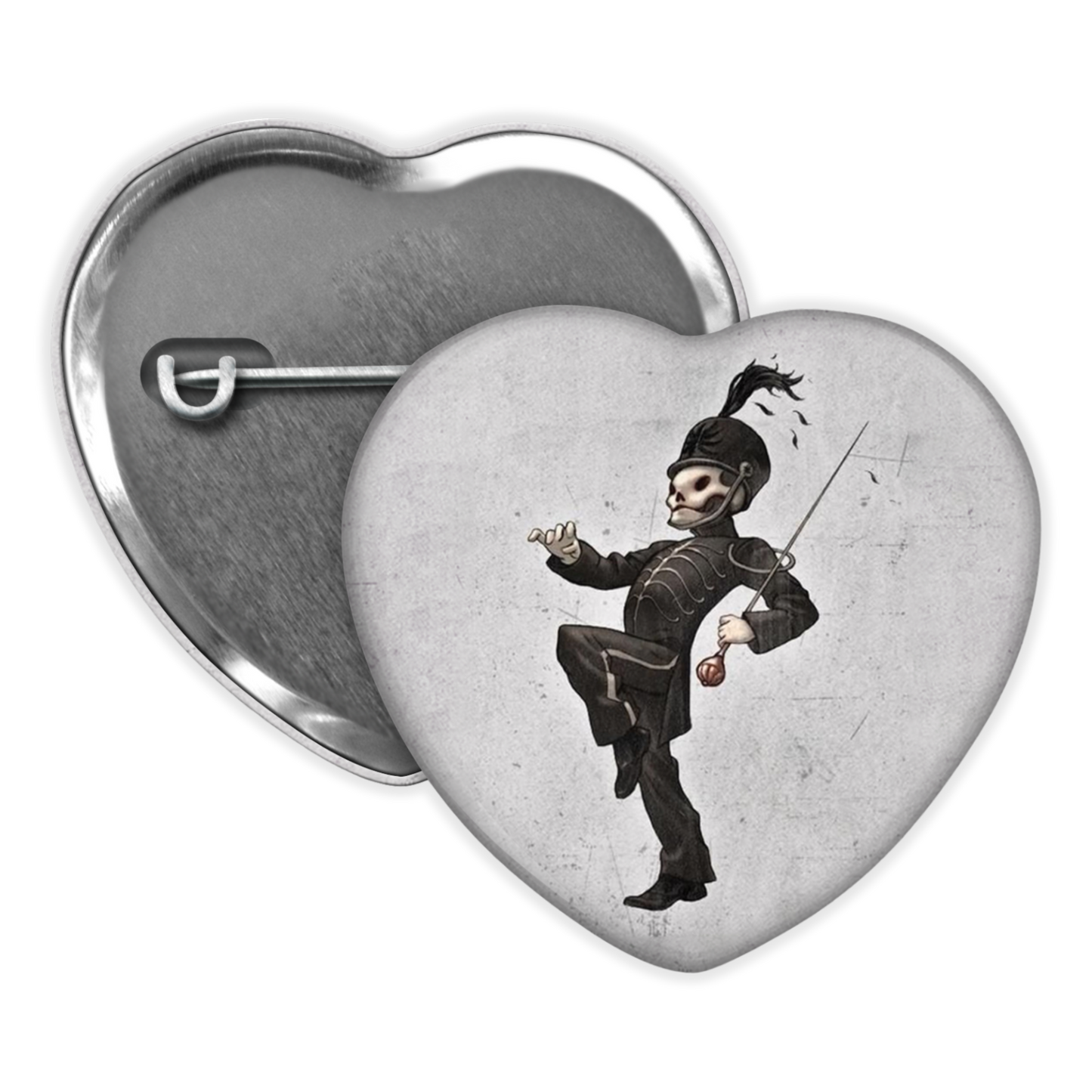 my chemical romance heart shaped buttons