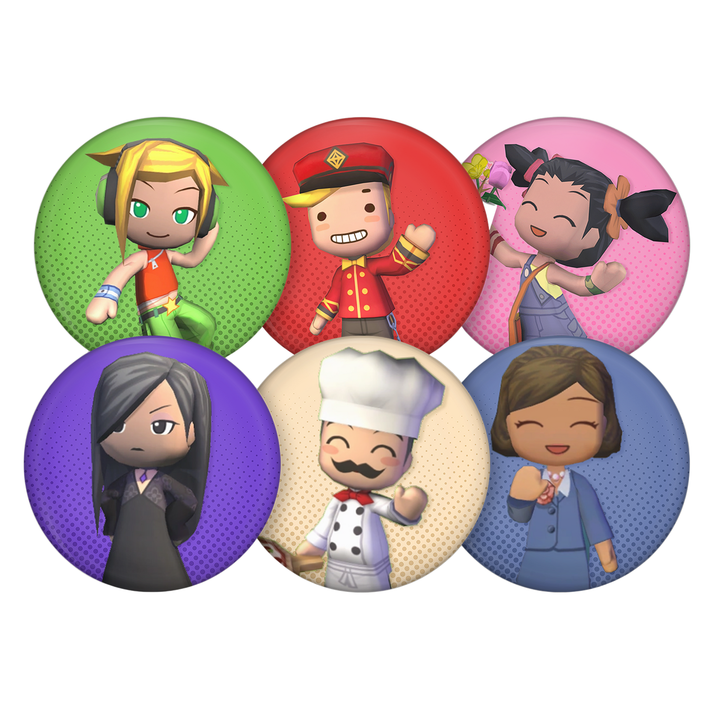 mysims pinback buttons