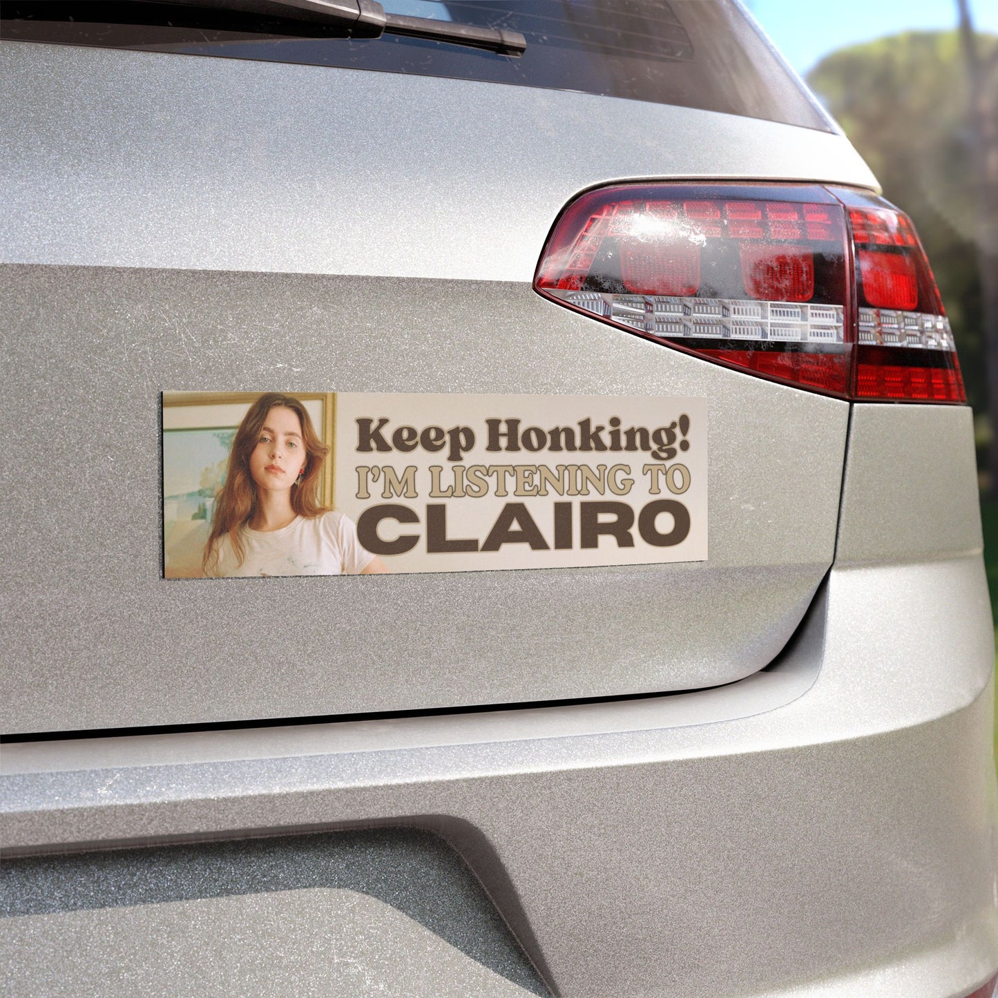 keep honking, i'm listening to clairo – immunity by clairo car magnet