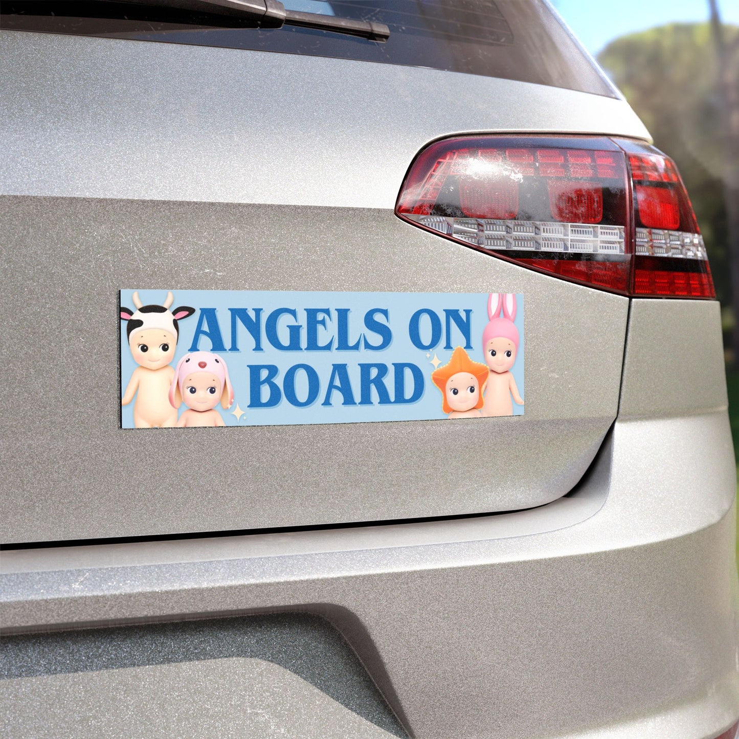 angels on board – sonny angels bumper sticker or magnet