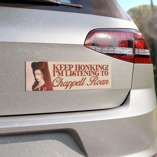 listening to chappell roan โ bumper sticker or magnet