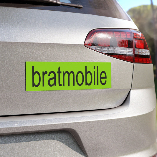 bratmobile – charli xcx brat inspired bumper sticker or magnet