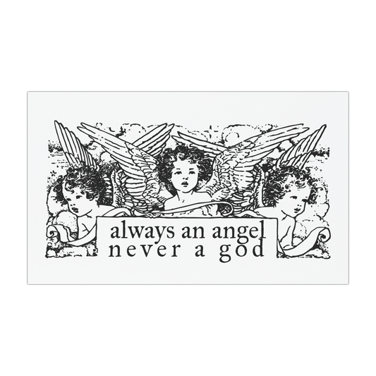 always an angel – boygenius bumper sticker or magnet