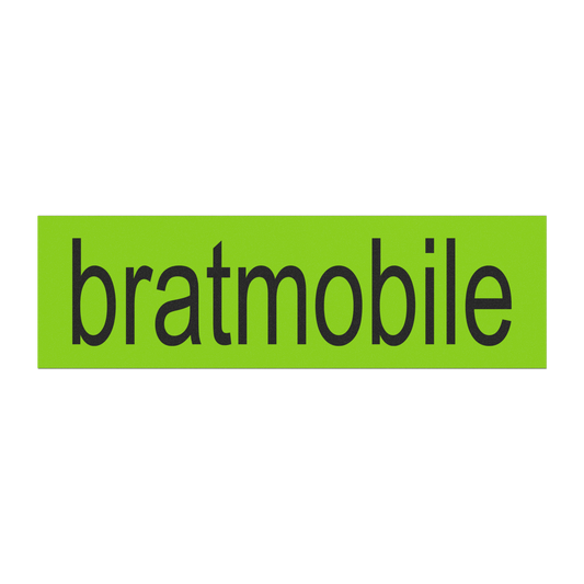 bratmobile – charli xcx brat inspired bumper sticker or magnet