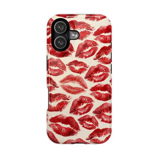 Kiss Me – Lipstick Kisses Phone Case