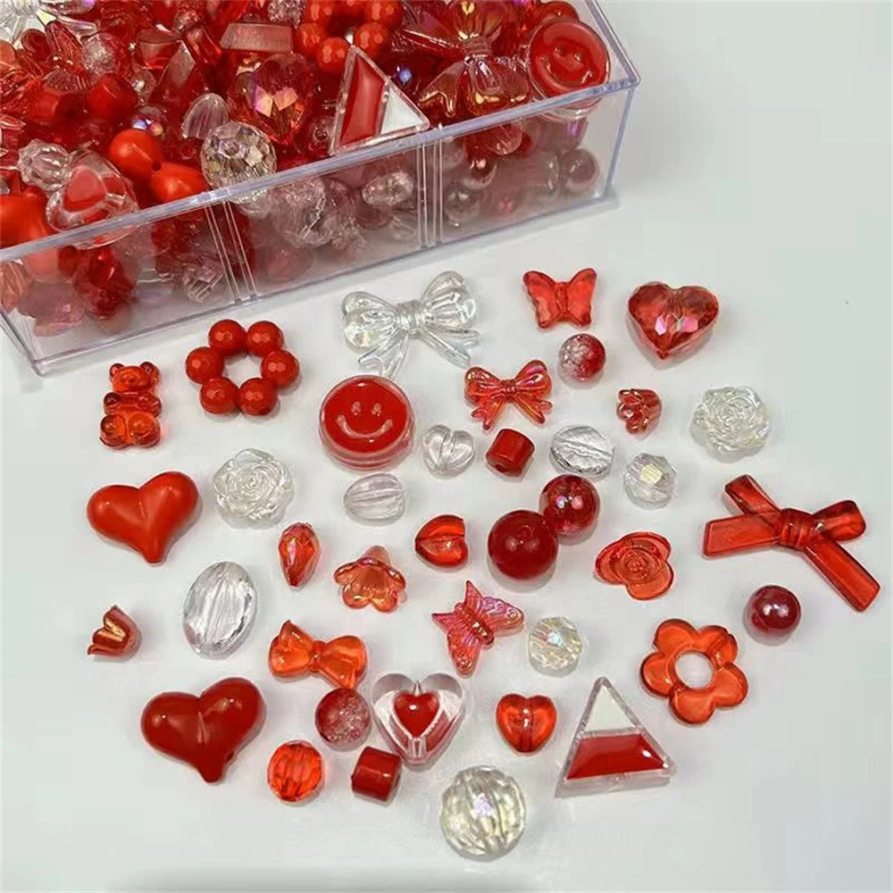 Assorted Acrylic Beads Pack – 1.7oz of Aesthetic Beads