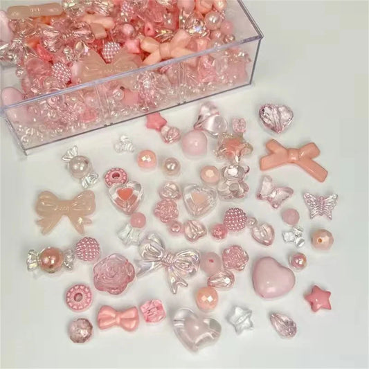 Assorted Acrylic Beads Pack – 1.7oz of Aesthetic Beads