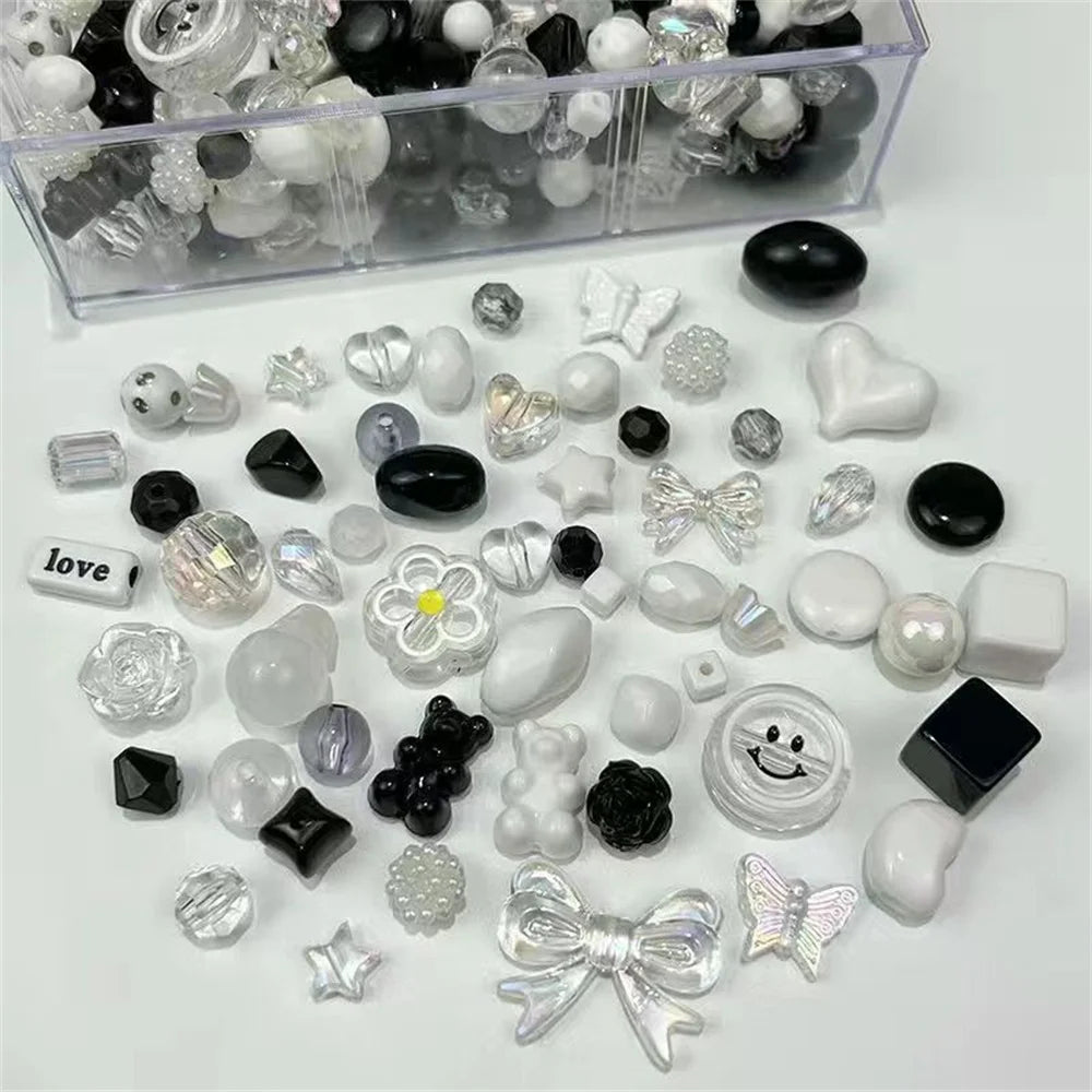 Assorted Acrylic Beads Pack – 1.7oz of Aesthetic Beads