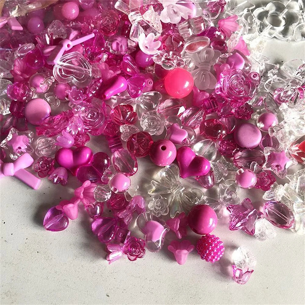 Assorted Acrylic Beads Pack – 1.7oz of Aesthetic Beads