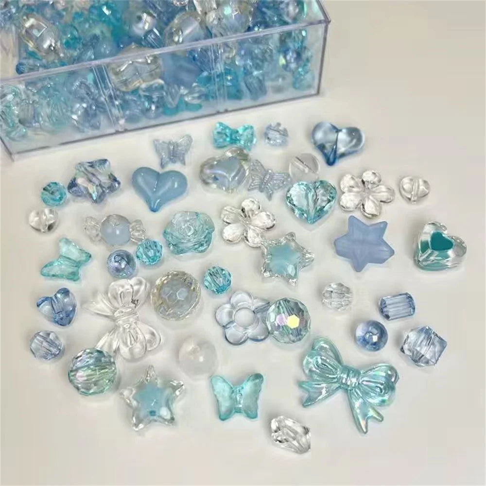 Assorted Acrylic Beads Pack – 1.7oz of Aesthetic Beads