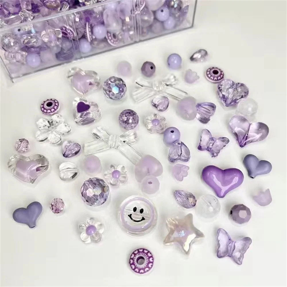 Assorted Acrylic Beads Pack – 1.7oz of Aesthetic Beads