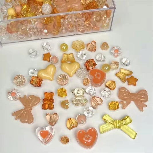 Assorted Acrylic Beads Pack – 1.7oz of Aesthetic Beads