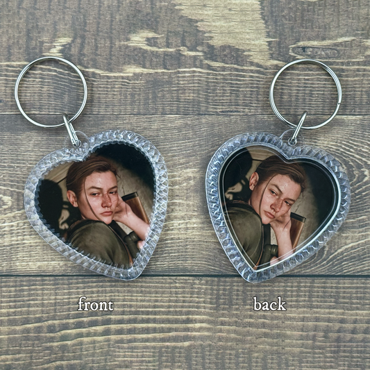 Abby Anderson Heart Shaped Keychain – The Last of Us Pt. II