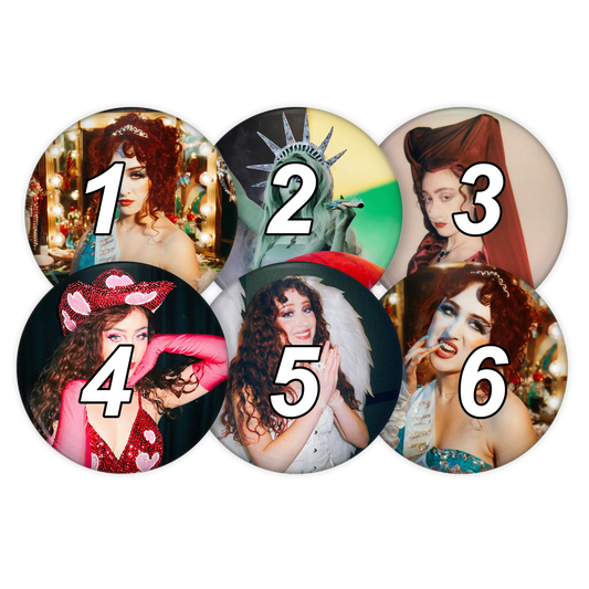 chappell roan pinback buttons