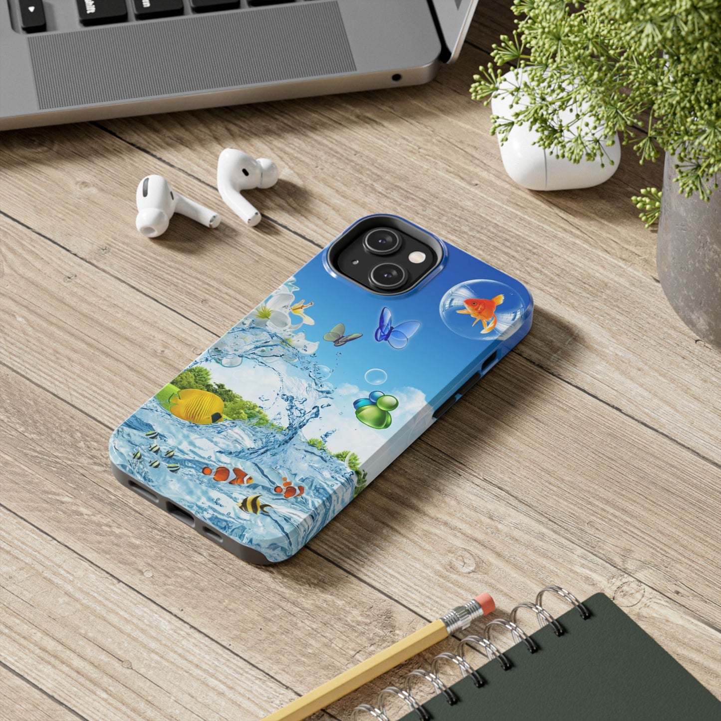 frutiger aero – tough phone case