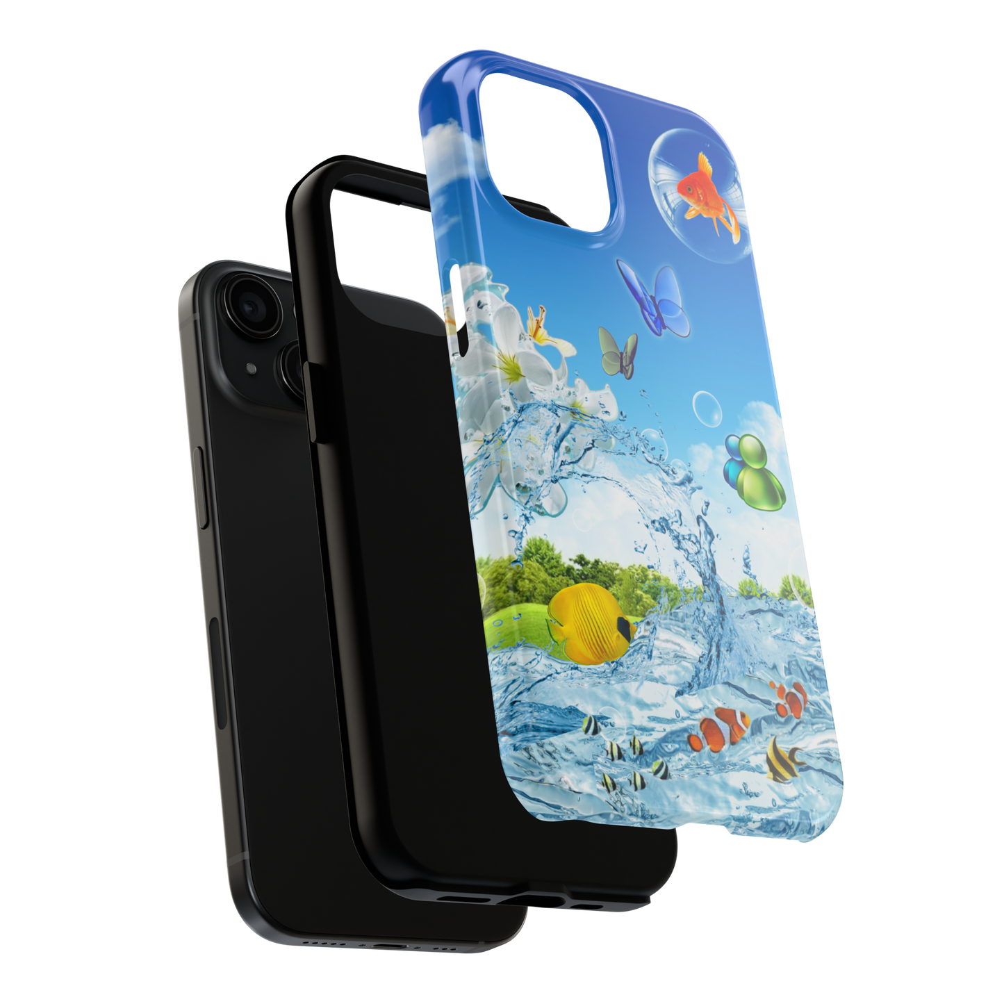frutiger aero – tough phone case
