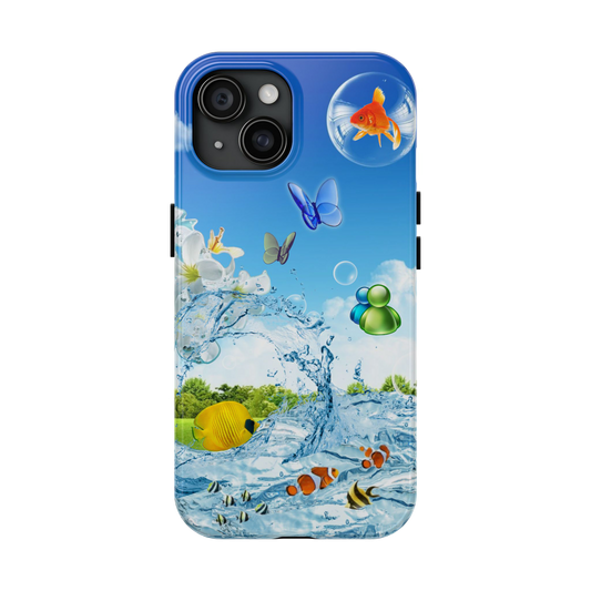 frutiger aero – tough phone case