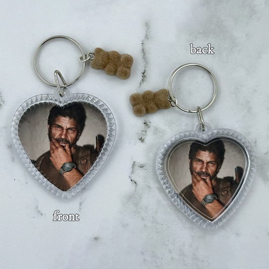Joel Miller Heart Shaped Keychain – The Last of Us
