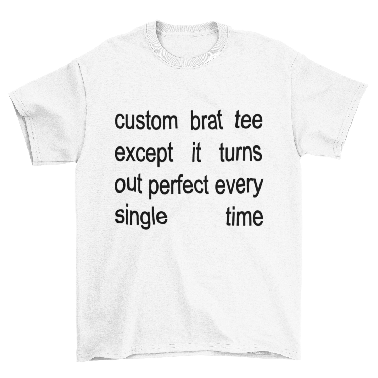customizable brat charli xcx unisex t-shirt