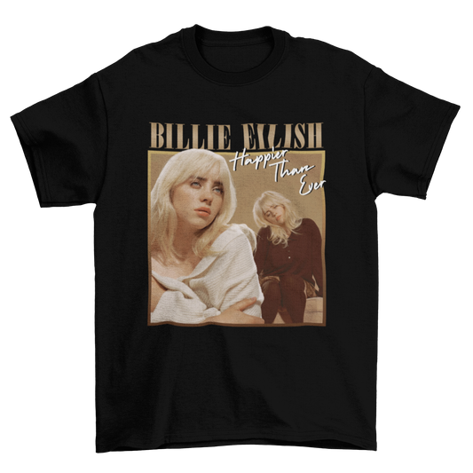 billie eilish - happier than ever unisex t-shirt