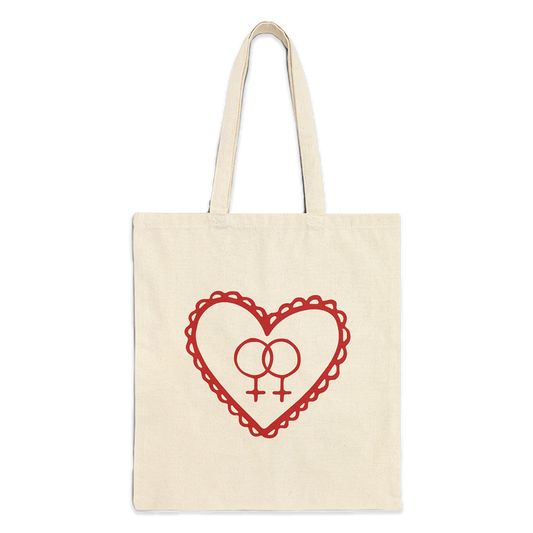 double venus – lesbian tote bag