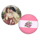 sappho & sapphic flag pinback buttons