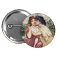 sappho & sapphic flag pinback buttons
