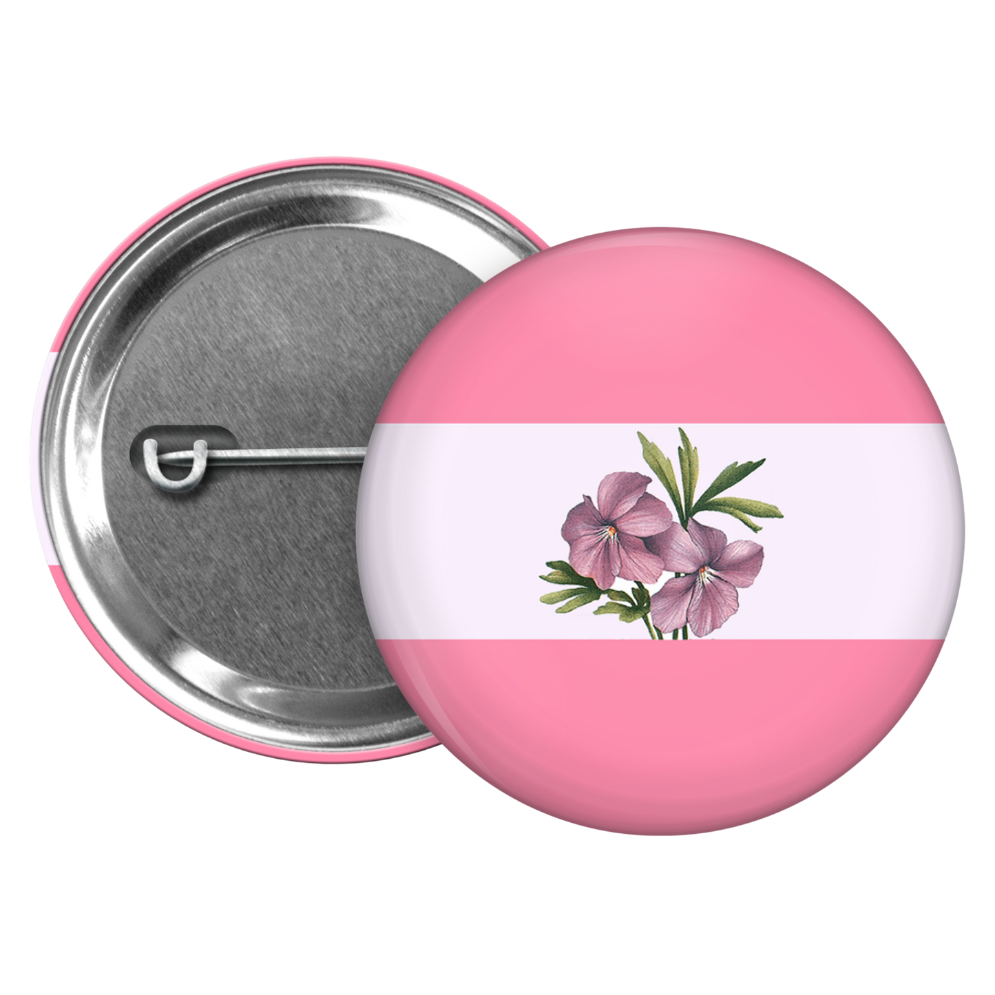 sappho & sapphic flag pinback buttons