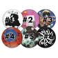 the cure pinback buttons