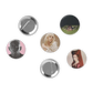 customized album pinback button