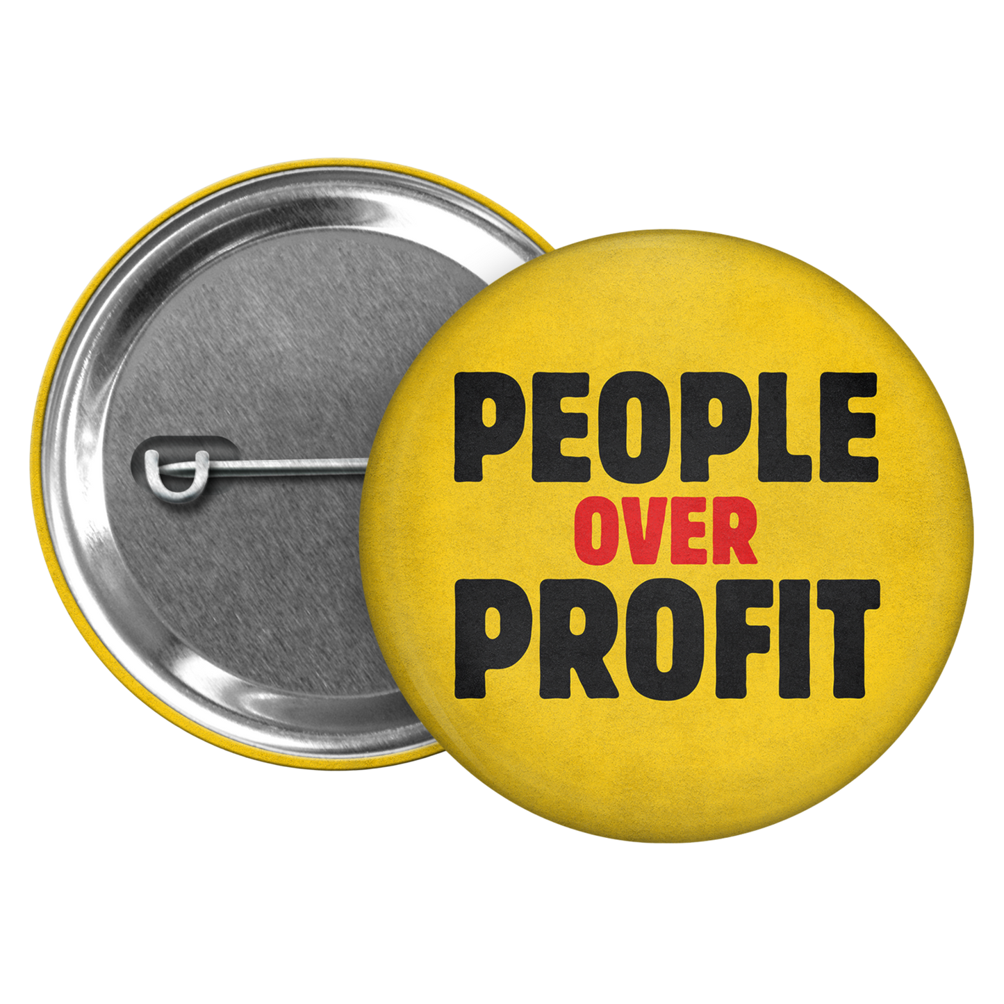 healthcare for all – vintage inspired pinback buttons