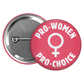 pro-choice abortion rights – vintage inspired pinback buttons