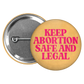 pro-choice abortion rights – vintage inspired pinback buttons