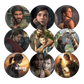 the last of us pt 1 pinback buttons