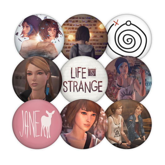 life is strange 1 pinback buttons