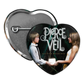 pierce the veil heart shaped buttons