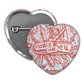 pierce the veil heart shaped buttons