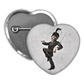 my chemical romance heart shaped buttons