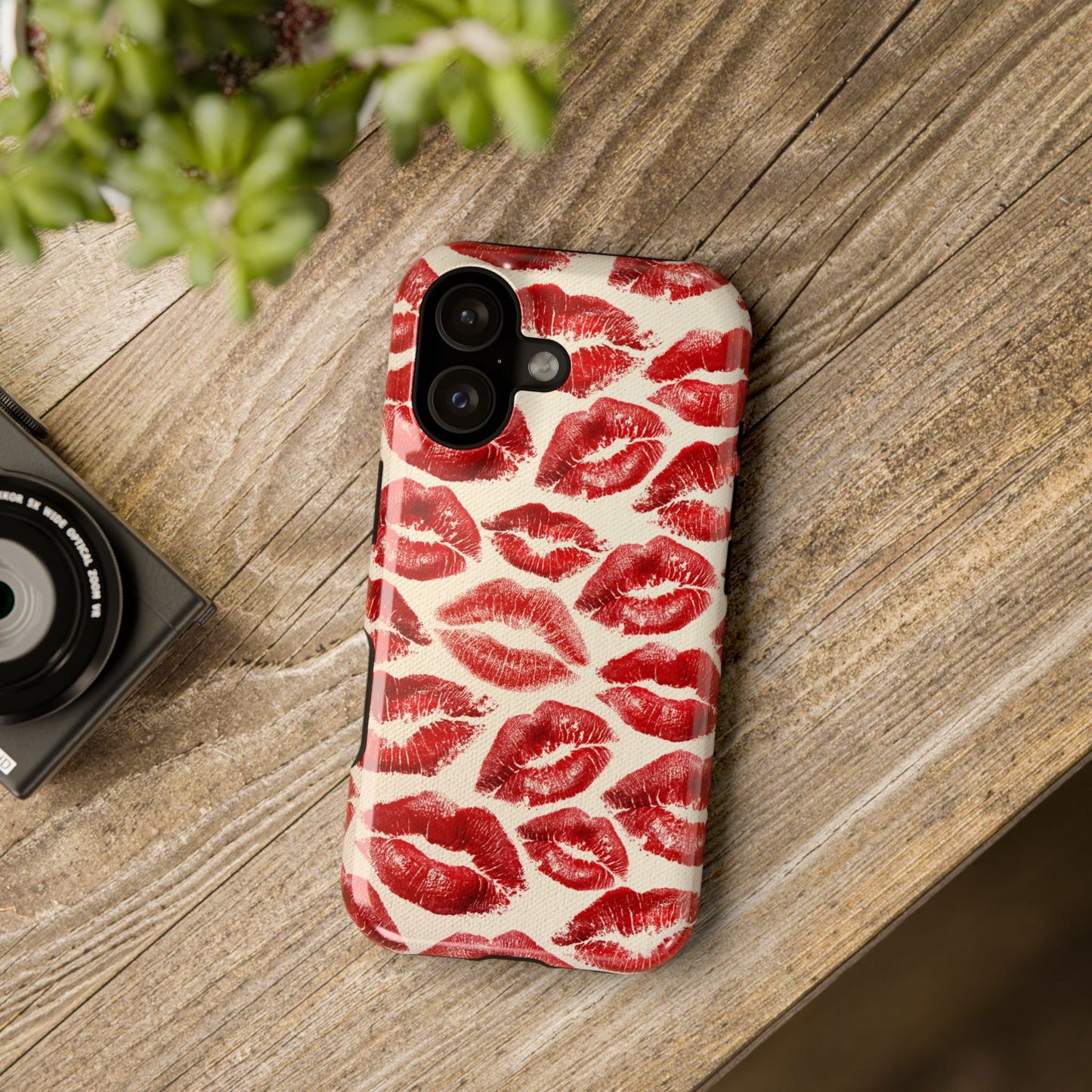 Kiss Me – Lipstick Kisses Phone Case