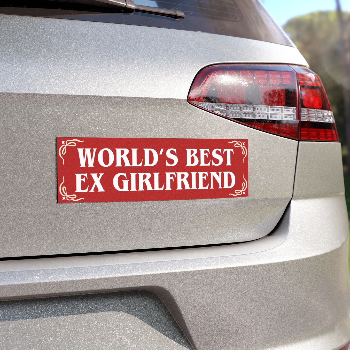 world's best ex girlfriend – car magnet