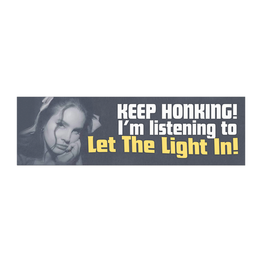 let the light in – lana del rey car magnet