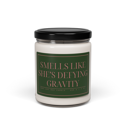 smells like she's defying gravity – wicked inspired 9oz candle