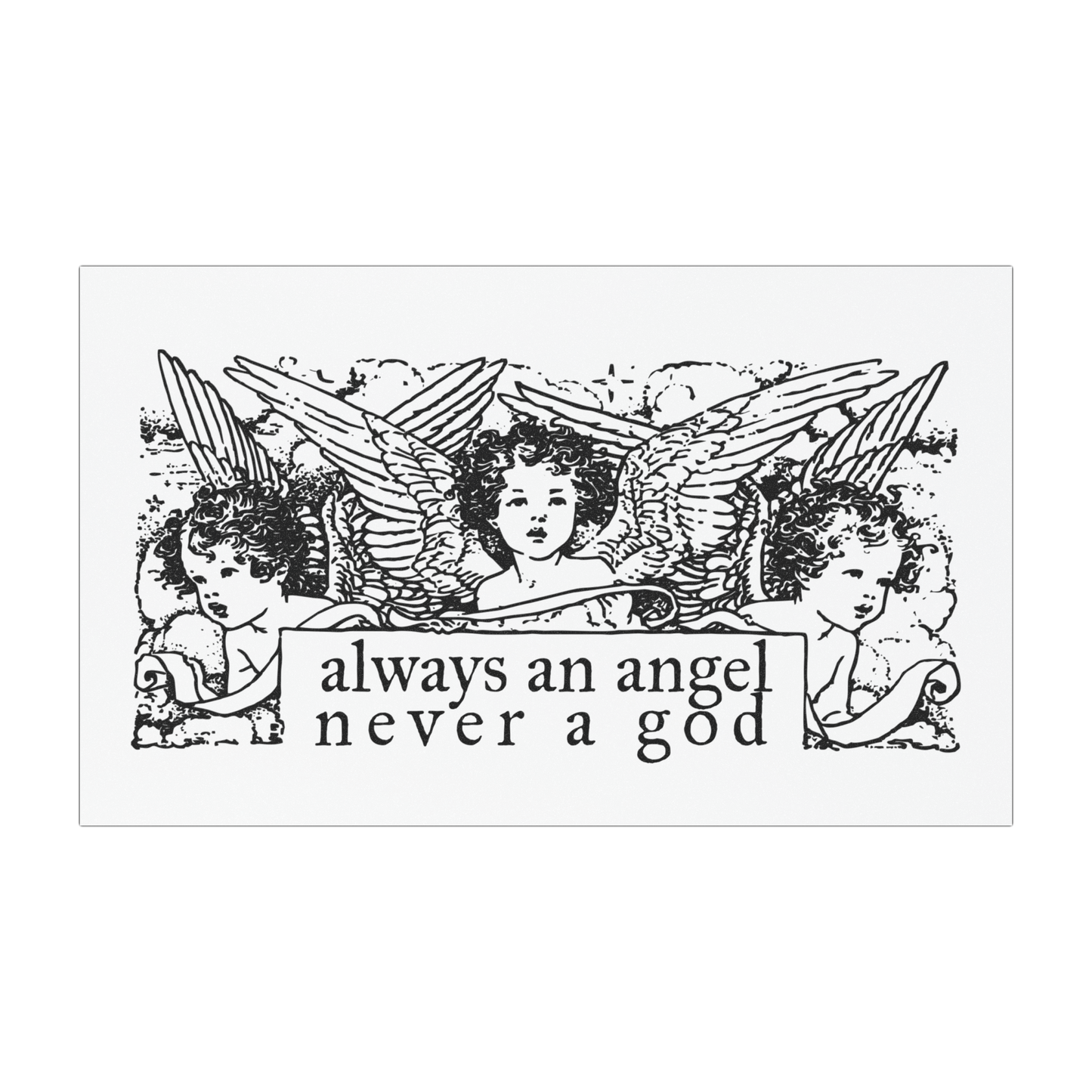 always an angel – boygenius car magnet