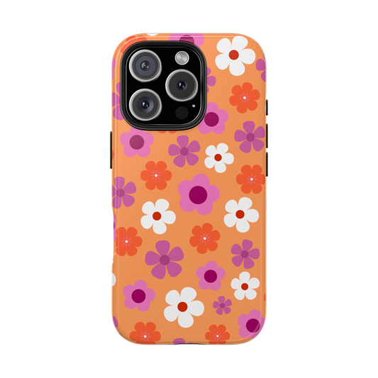 sunset daisies – tough phone case