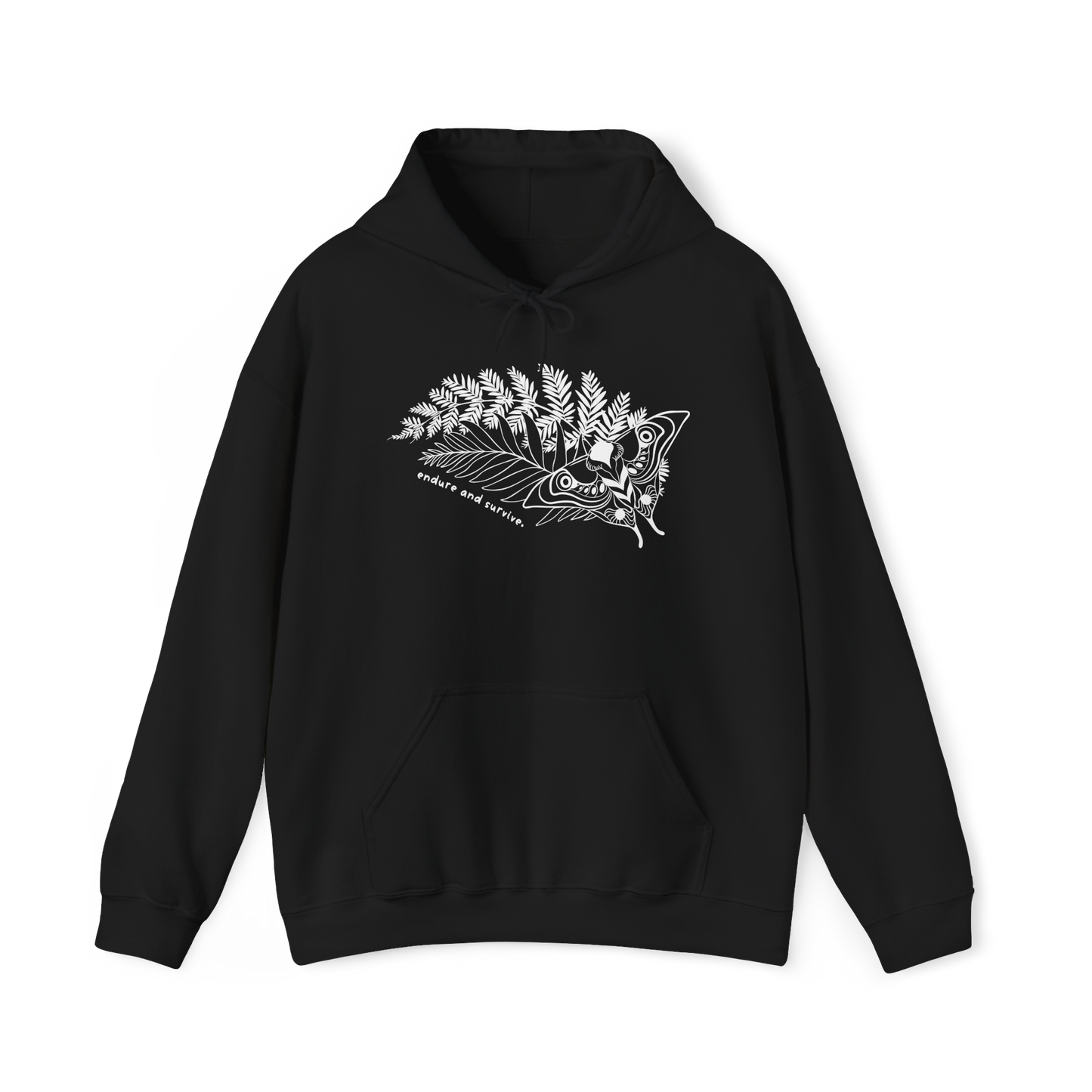 ellie's tattoo + endure & survive – the last of us II inspired unisex hoodie