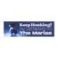 keep honking, i'm listening to the marías – submarine car magnet