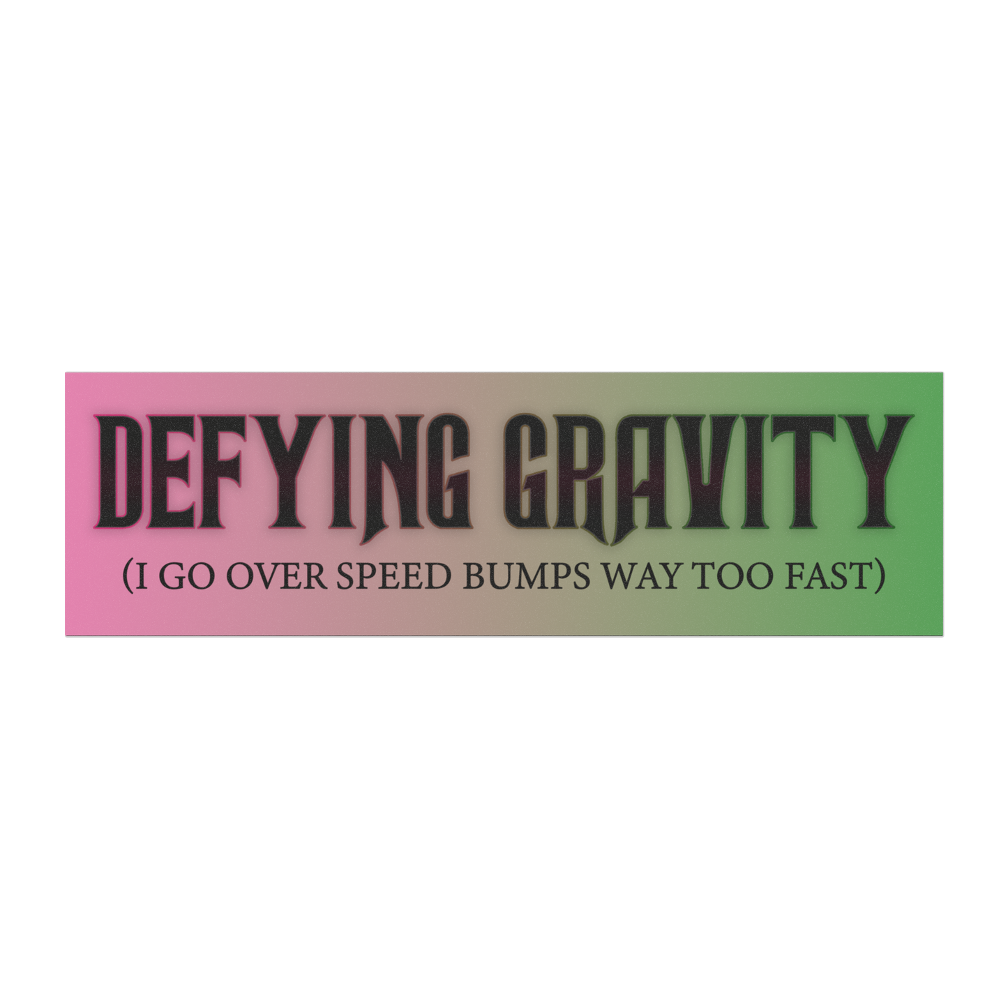 defying gravity – wicked inspired car magnet